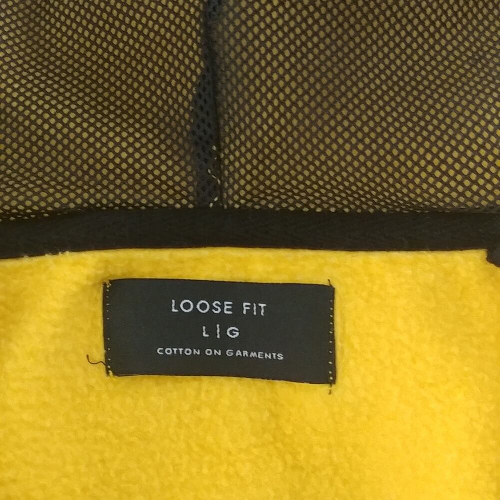 Cotton On Loose Fit Colorblock Hoodie Size L (CL) - Picture 3 of 7